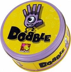 Dobble, picture matching card game [damaged outer box, tin pristine]