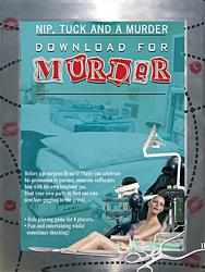 Nip, Tuck and a Murder, murder mystery party download kit